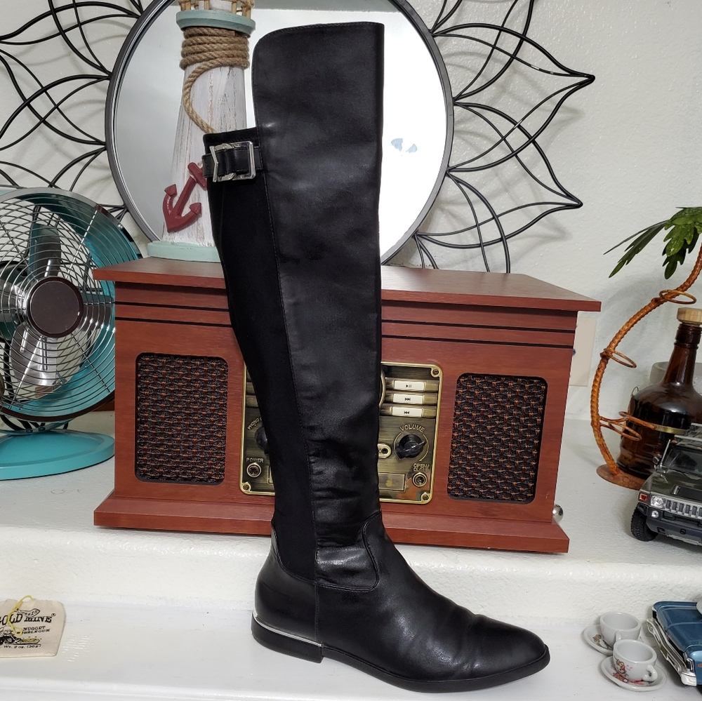 Calvin Klein Black Over the Knee Boots